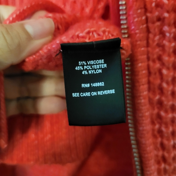 Torrid Waffle Cardidan Hooded sweater size large - Picture 8 of 9